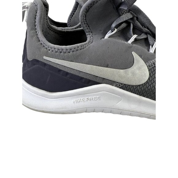 Nike Free Men's Grey & White Sneakers - Picture 5 of 7